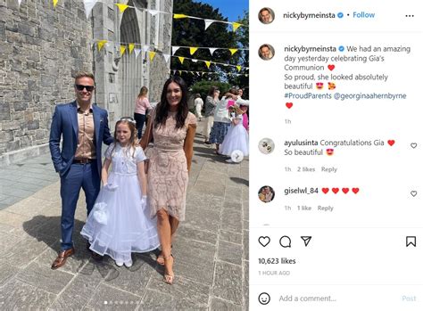 Westlife Star Nicky Byrne Shares Rare Snaps Of Daughter Gia As She