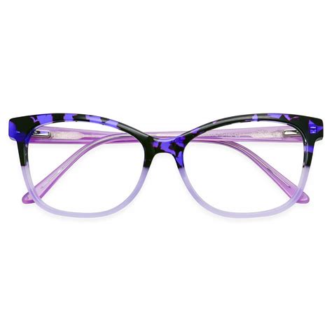 W1002 Oval Floral Eyeglasses Frames Leoptique