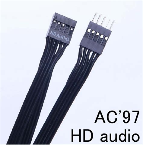 Front Panel Ac97 Hd Audio 9pin10 Pin Internal Header Extension Cable