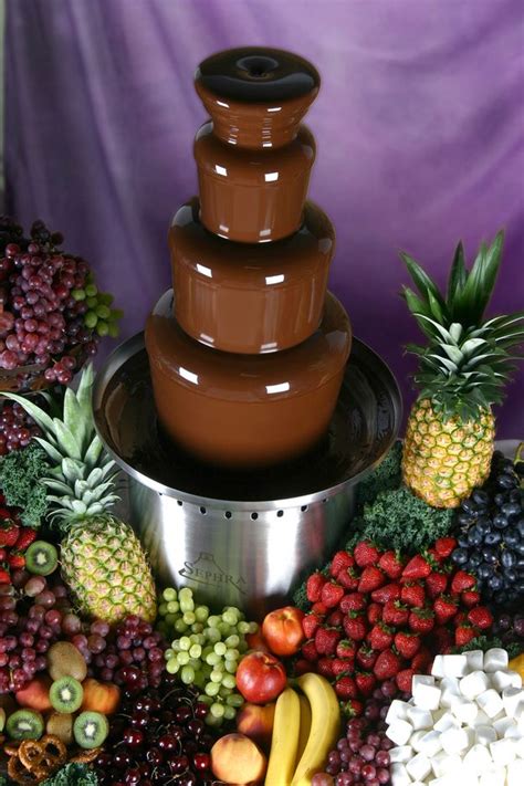| chocolate fountain chocolate fountains. 80 best images about Chocolate Fountain Set-Up Ideas on ...