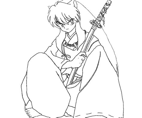In this section, you will find the most beautiful coloring pages from the mystical anime inuyasha. Kikyo coloring pages download and print for free