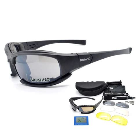 Obaolay Polarized Tactical X7 Glasses Military Goggles Army Sunglasses With 4 Lens Men Shooting