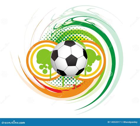 Abstract Football Soccer Background Stock Image