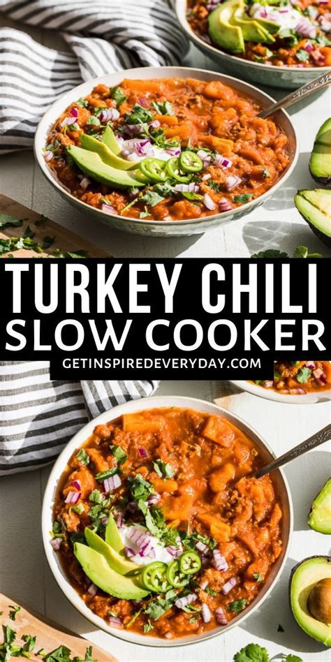 Crockpot Sweet Potato Chili Get Inspired Everyday In 2021 Sweet
