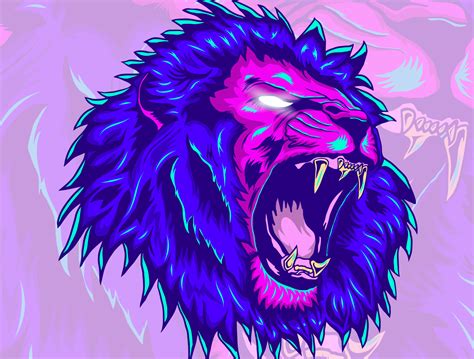 Angry Lion By Rosianna Silaban On Dribbble