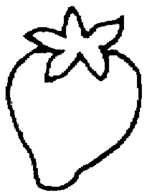 Outline Of A Strawberry Clip Art Library