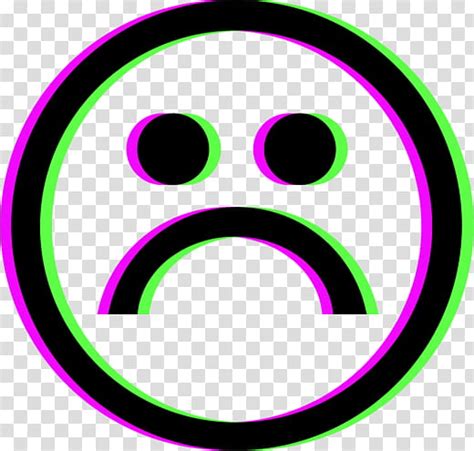 Glitch A Of S Sad Face Icon Transparent Background Png