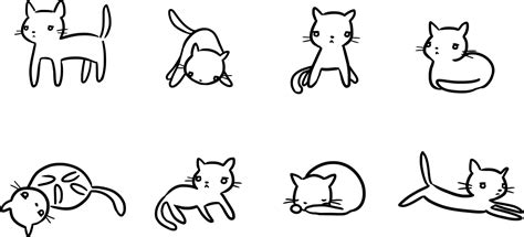 Image Result For Cat Doodle Cat Doodle Kawaii Cat Drawing Cute