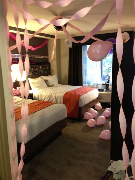 Bachelorette Party Decorations Hotel Sleepover Party Creative Bachelorette Party