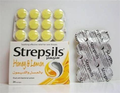 ستربسلز Strepsils لعلاج إلتهابات الحلق والحنجرة سوق الدواء