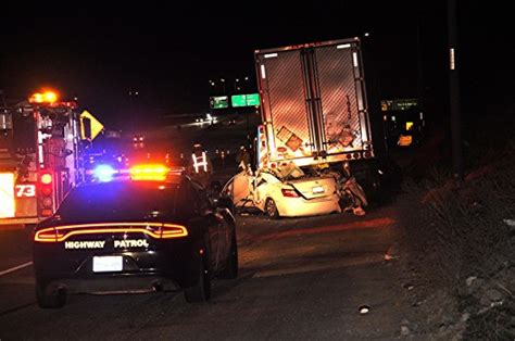 One Killed When Car Becomes Lodged Under Big Rig After 14 Freeway Crash In Santa Clarita Daily