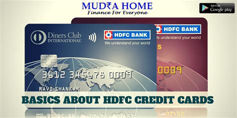 See the best & latest hdfc credit card offers on iscoupon.com. BASICS ABOUT HDFC CREDIT CARDS - Mudra Home