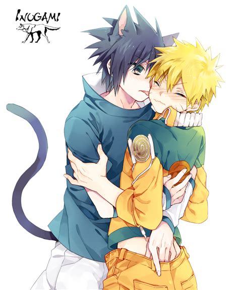 Neko Narusasu Naruto And Sasuke Sasunaru Naruto Sasuke Sakura Images
