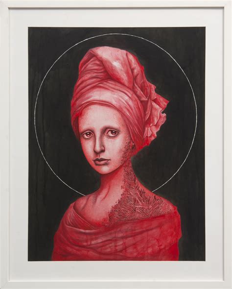 Red Girl In Circle Galerie Stephanie