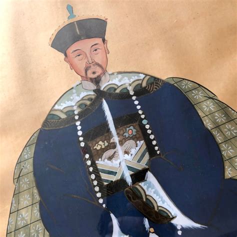 Antique Chinese Ancestor Portraits A Pair Chairish