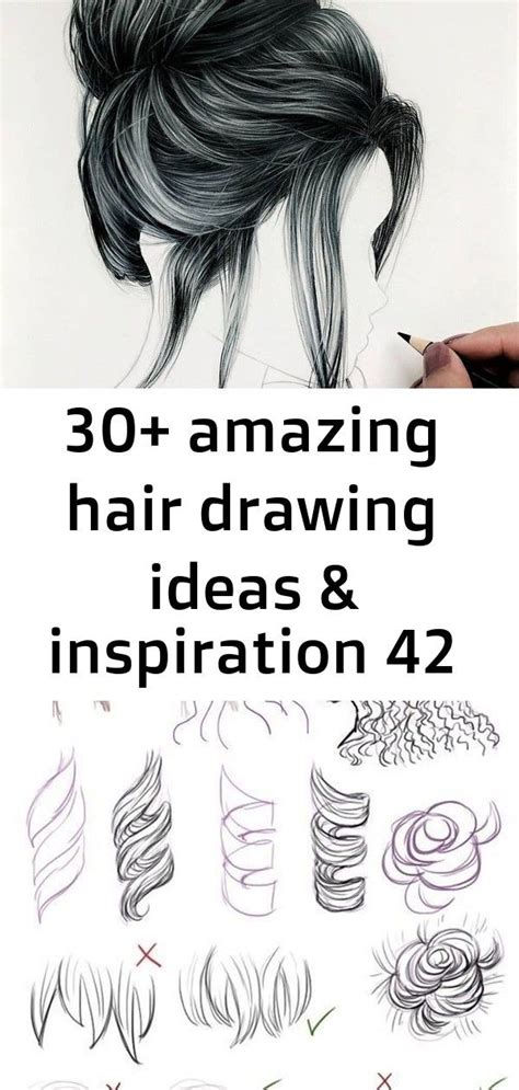 30 Amazing Hair Drawing Ideas And Inspiration 42 How To Draw Hair