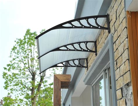 Residential overdoor, front door & entrance canopies. Front Door Canopy Porch Rain Protector Awning Lean-To Roof ...