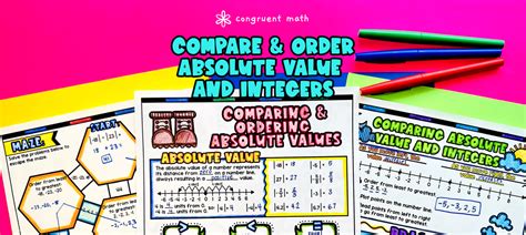 Comparing And Ordering Integers And Absolute Values Of Rational Numbers