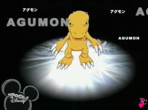 And Me I Was Koromon I Digivolved Into Agumon Agumon The Birth Of Greymon