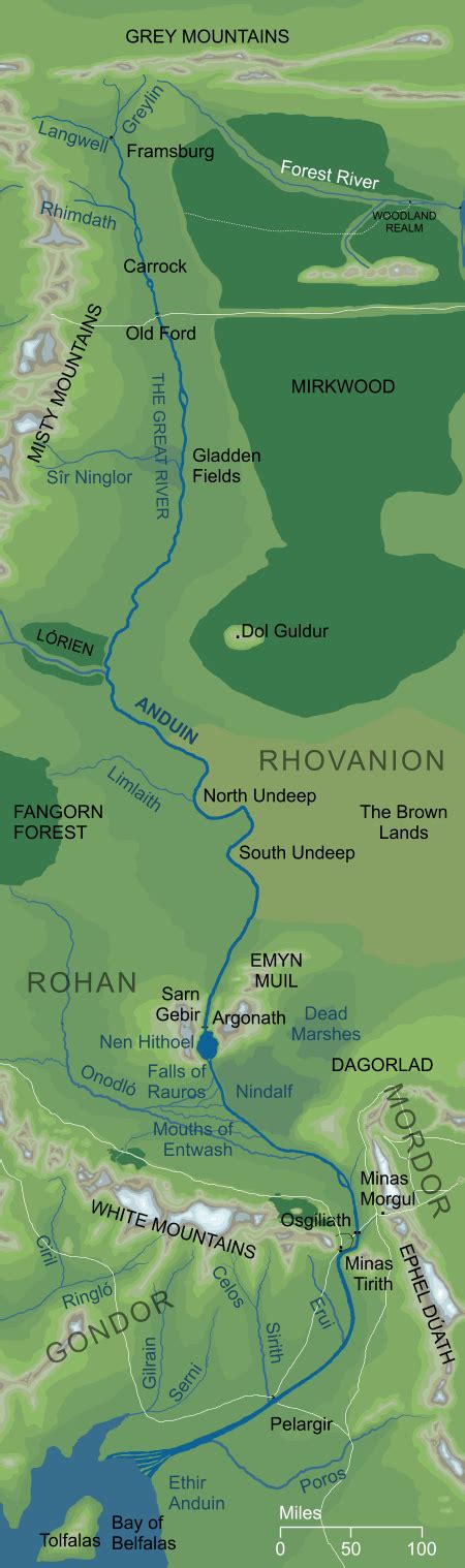 The Encyclopedia Of Arda River Anduin