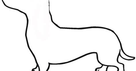 (paw patrol) (little golden book). Dog Cake Templates | Dachshund Outline coloring page | Super Coloring | Templates | Pinterest ...