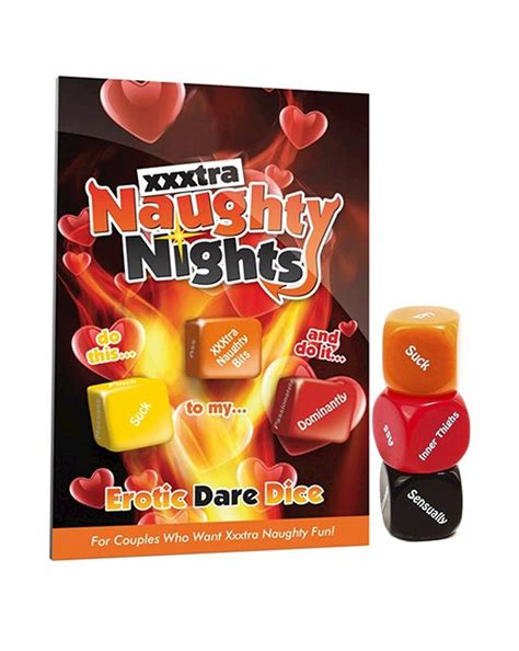Xxxtra Naughty Nights Erotic Dare Dice Lollipop Lingerie