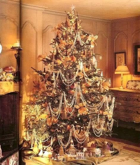 Luxury christmas pearl bead garland shiny tree baubles decoration. Vintage Christmas Tree Pictures, Photos, and Images for ...