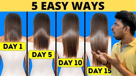 5 Easy Ways To Grow Thicker Hair Naturally Youtube