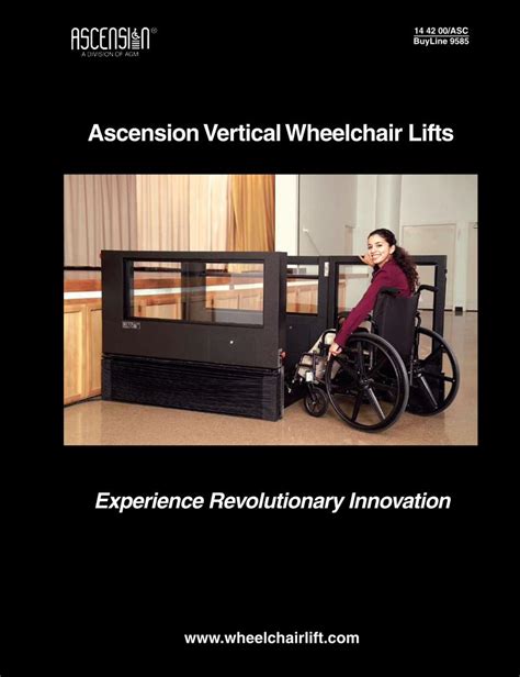 Pdf Ascension Vertical Wheelchair · Pdf Filethere Is No Comparison