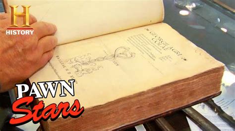 Pawn Stars Isaac Newtons Rare Book Defies The Odds Season 3