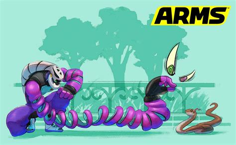Arms Kid Cobra Super Smash Bros Game Character Character Design V