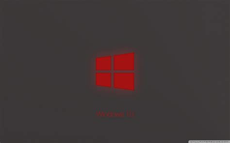 Download Windows 10 Technical Preview Red Glow Ultrahd Wallpaper