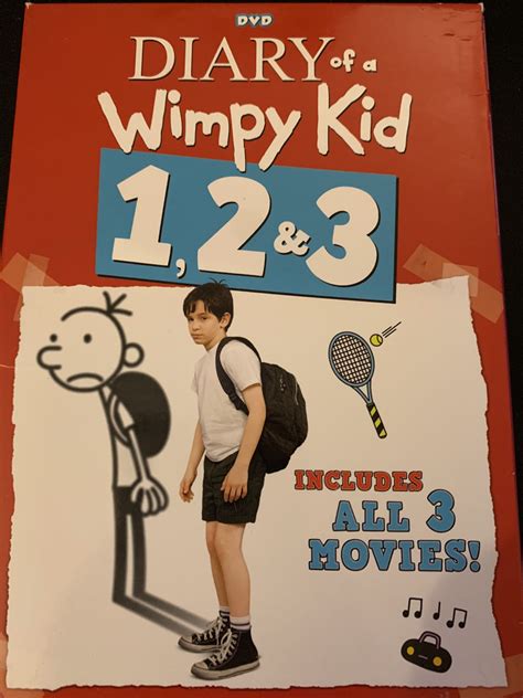 Diary Of A Wimpy Kids Trilogy Boxset Dvd Peyton Roi List For Sale In