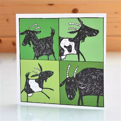Farm Animal Cards Lucy Gell Fun Animal Art