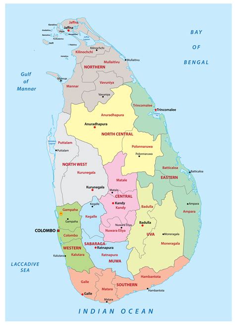 Sri Lanka Main Rivers Map Get Update News