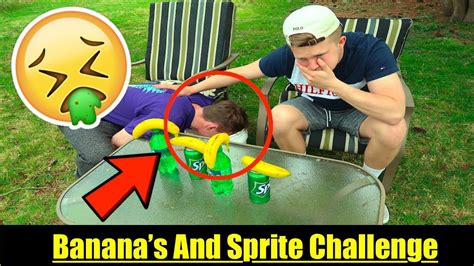 Banana Sprite Challenge Vomit Alert Youtube