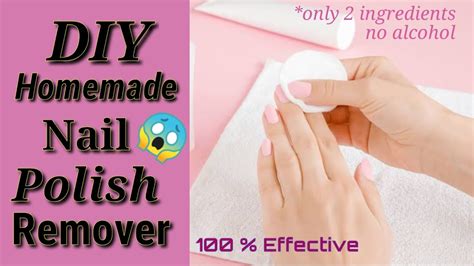 How To Make Nail Polish Remover At Home Diy Homemade Removerhow To