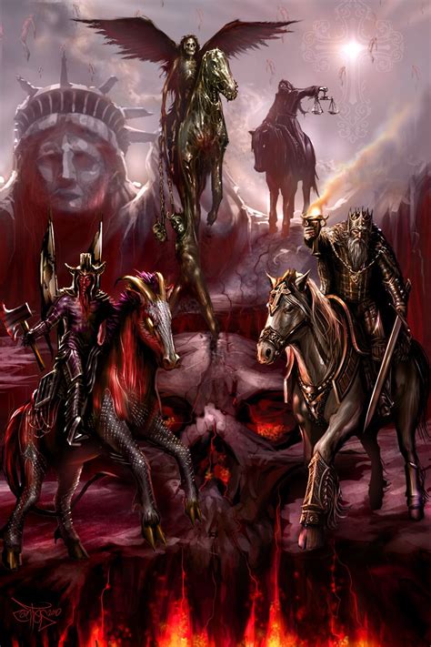 Come The Horsemen My Fantasy World Dark Fantasy Art Dark Art Dont