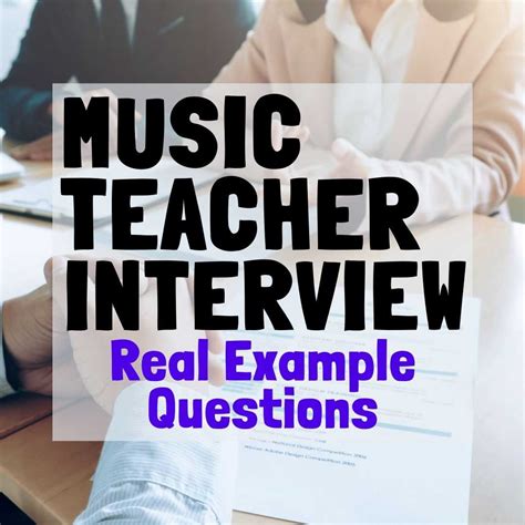 Music Teacher Interview Questions And Tips Bitesize