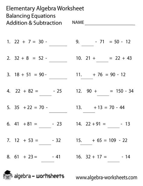 Https://tommynaija.com/worksheet/adding And Subtracting Equations Worksheet