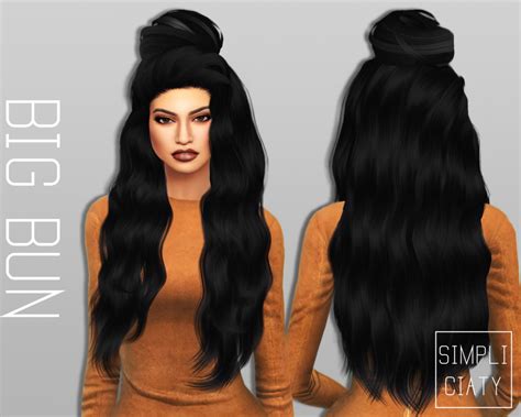Simpliciaty 6 Variations Of Buns Hair Sims 4 Hairs