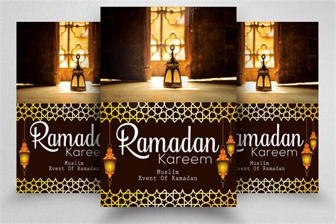 Ramadan Mubarak Flyer Template Graphic By Leza Sam · Creative Fabrica