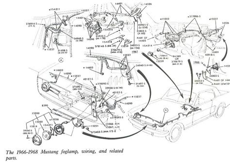 Free Auto Wiring Diagram: 1966-1968 Mustang Foglamp Wiring