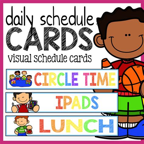 Visual Class Schedule Preschool Clipart 10 Free Cliparts Download
