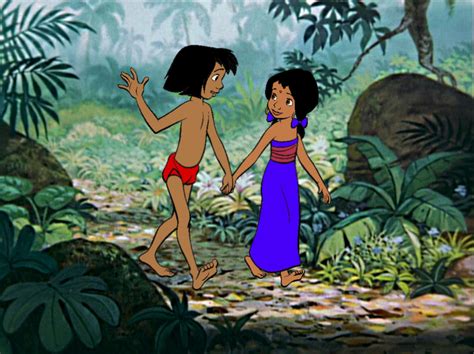 Mowgli And Shanti Disney Gif Disney Films Disney Characters Disney Videos The Jungle Book