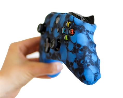 Blue Skulls Proflex Xbox One Silicone Controller Skin Cover Case