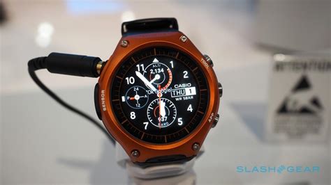 Casio Android Wear Watch Hands On Rugged And Huge Slashgear