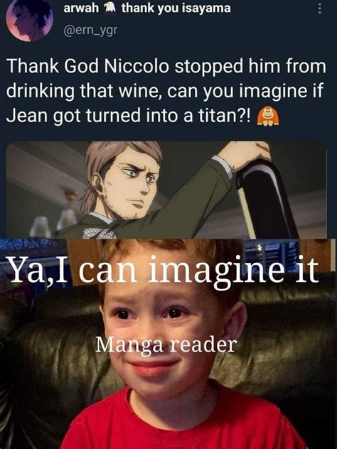 Manga Reader Anime Meme Thank God Attack On Titan I Can Readers