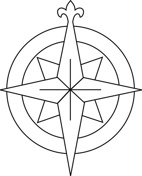 Free How To Draw A Compass Rose Download Free How To Draw A Compass Rose Png Images Free
