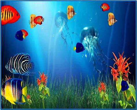 Marine Life Aquarium 3d Screensaver Download Free